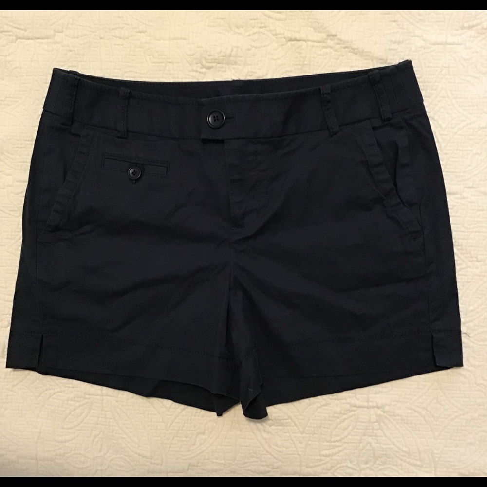 Banana Republic Navy Blue Cotton Shorts